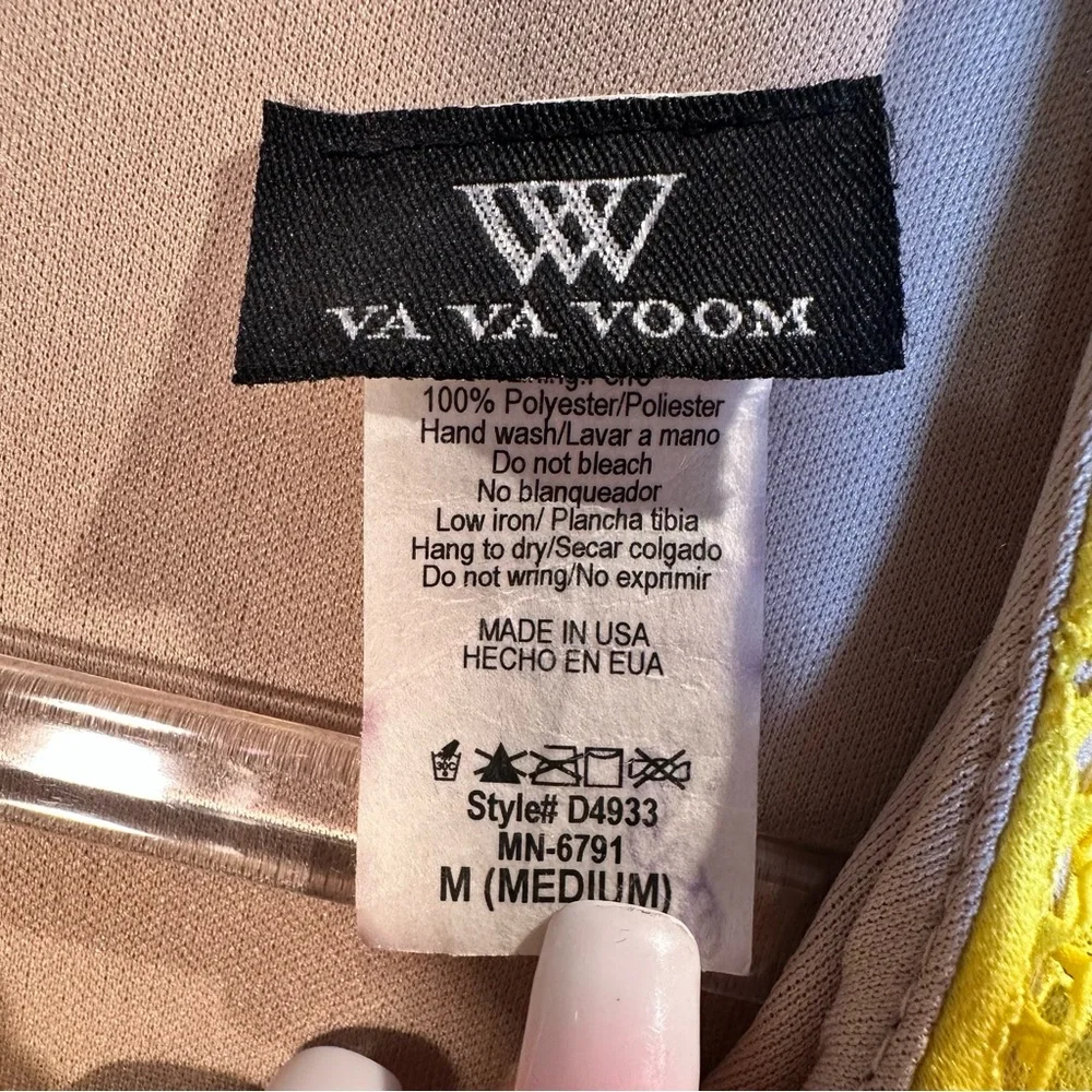 Va Va Voom Yellow Bell Sleeve Sheath Dress - Picture 7 of 9